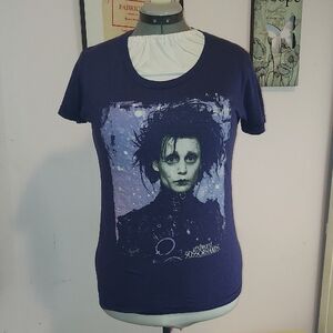 Ripple Junction Edward Scissorhands Tee - Dark Purple